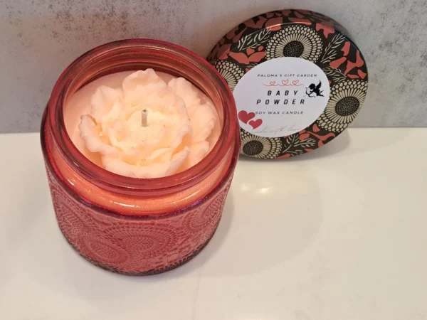 Flower Candle 10oz - Image 3